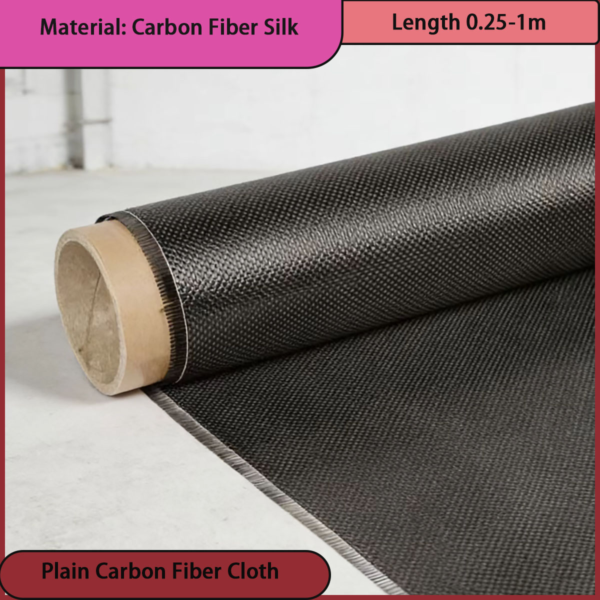 Sports Equipment Used - 0,25-1 metre uzunluğunda düz karbon fiber