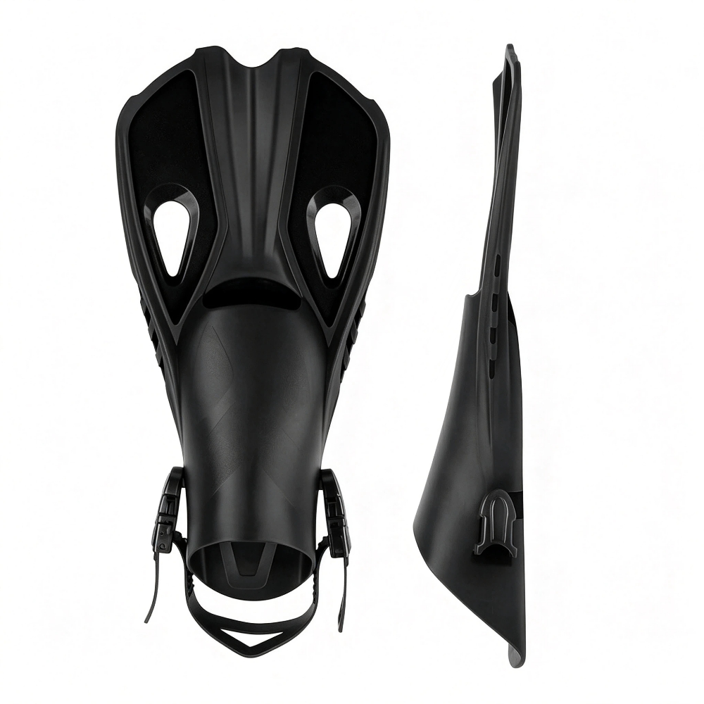 Swim Fin Short Blade - Ayarlanabilir Açık Topuklu Kısa Yüzme Paletleri