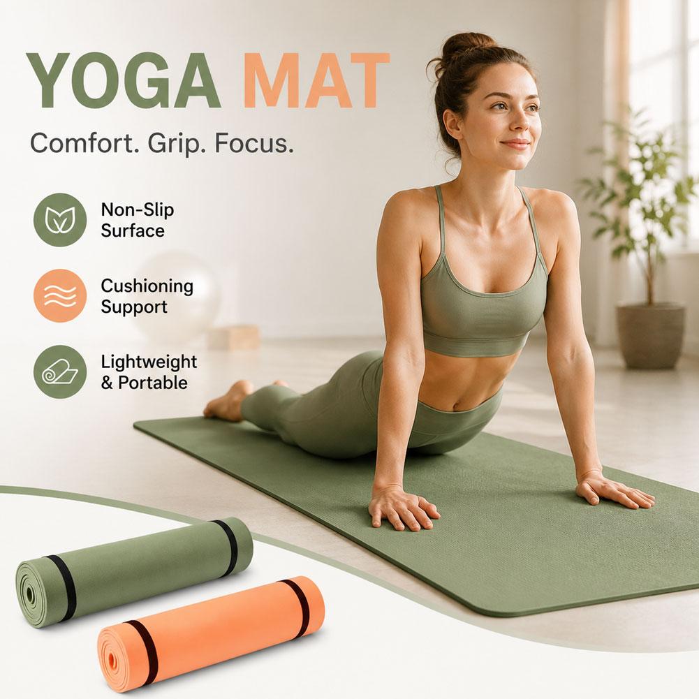 180x50 cm Yoga Matları kaymaz  - Sports Equipment For Schools incelemesi ve fiyatı