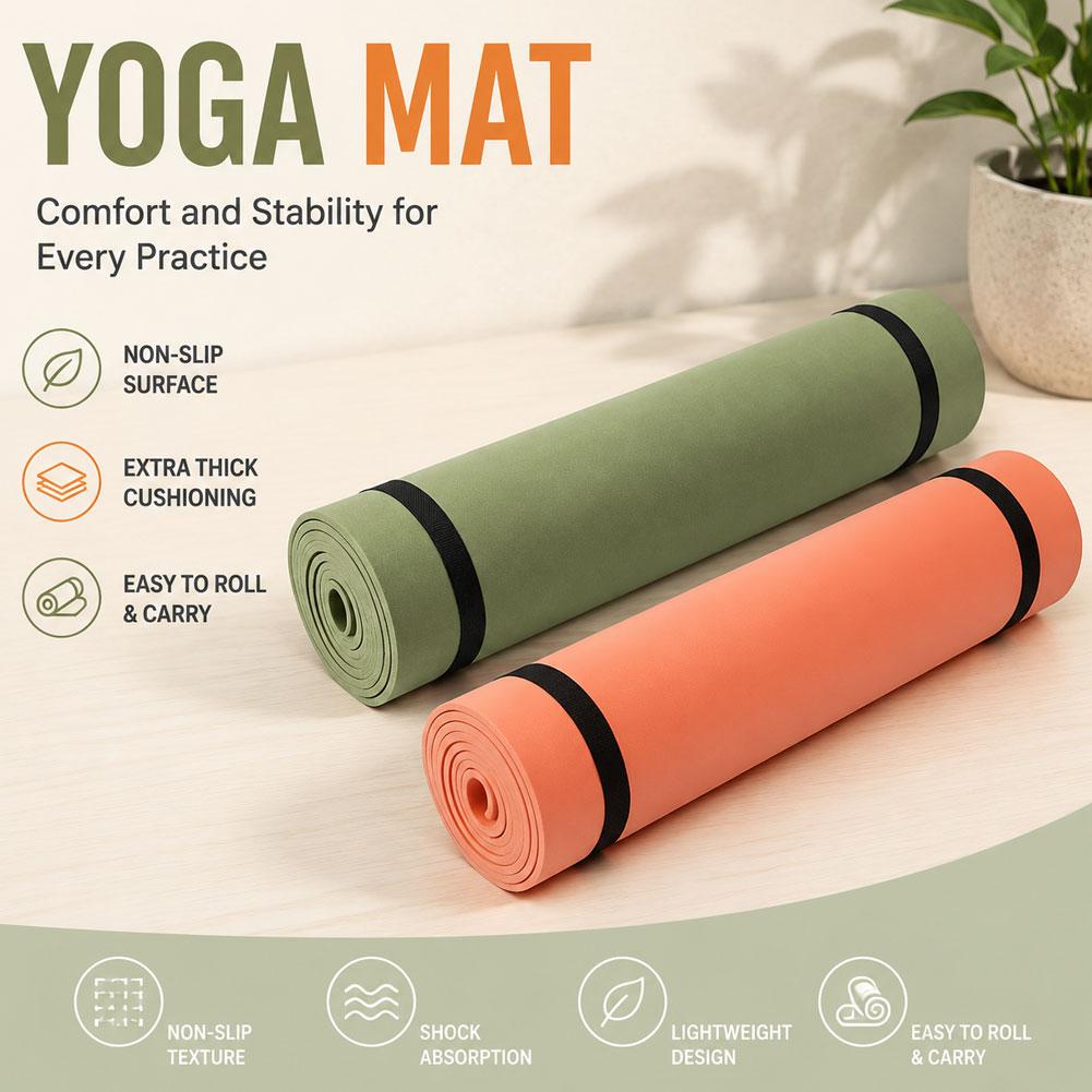 180x50 cm Yoga Matları kaymaz  - Sports Equipment For Schools incelemesi ve fiyatı