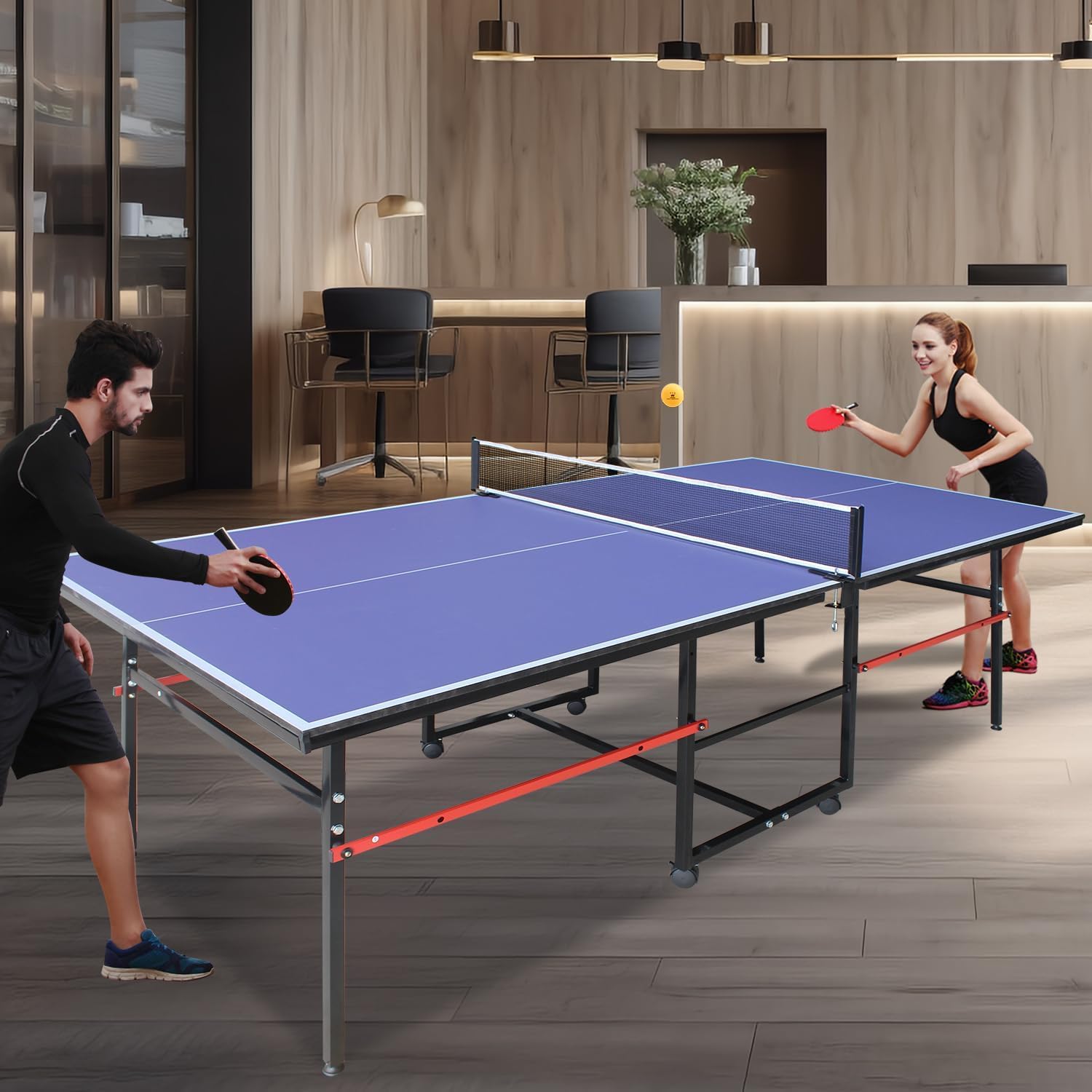8 ft Taşınabilir Ping Pong Mas - Ping Pong Ball Set incelemesi ve fiyatı
