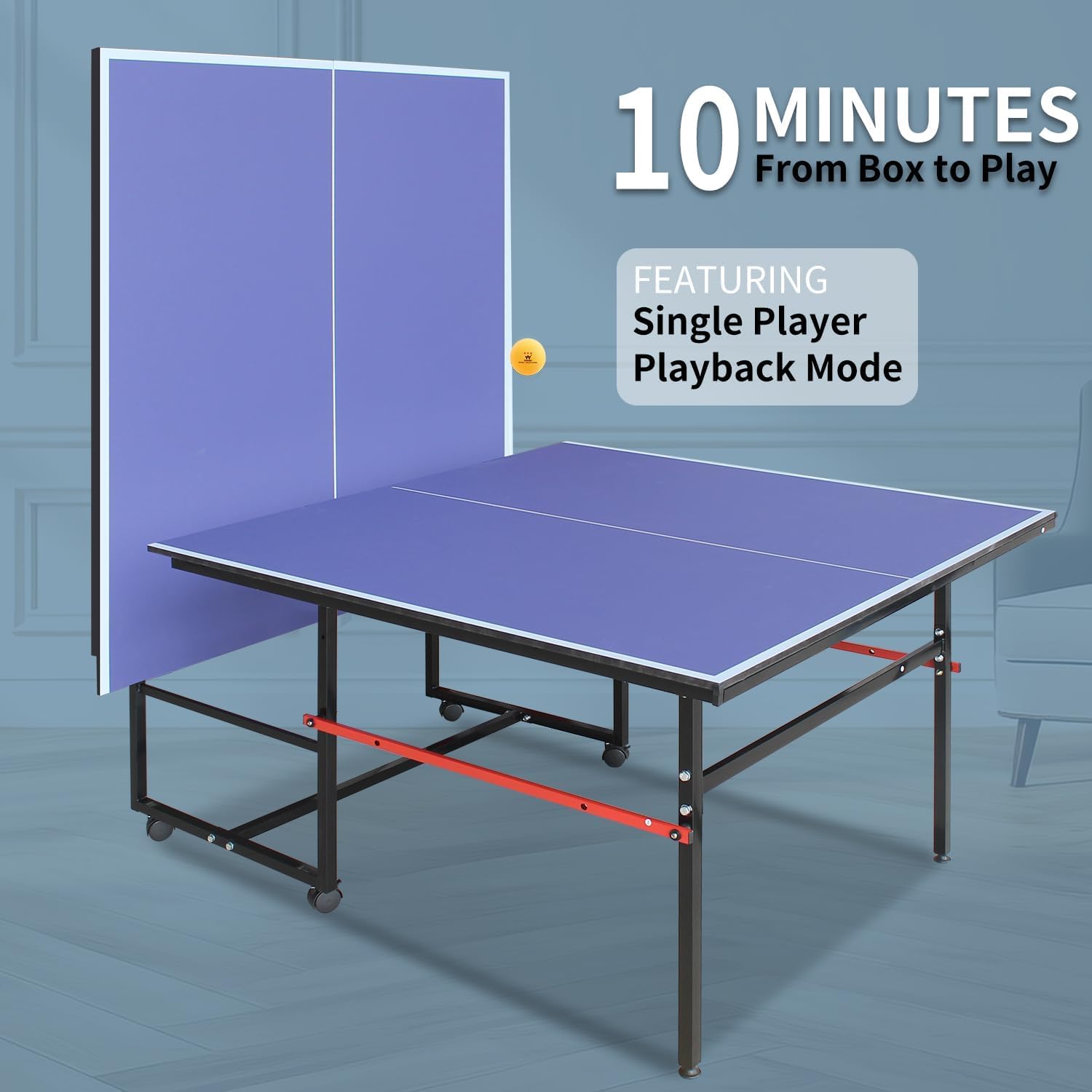 8 ft Taşınabilir Ping Pong Mas - Ping Pong Ball Set incelemesi ve fiyatı