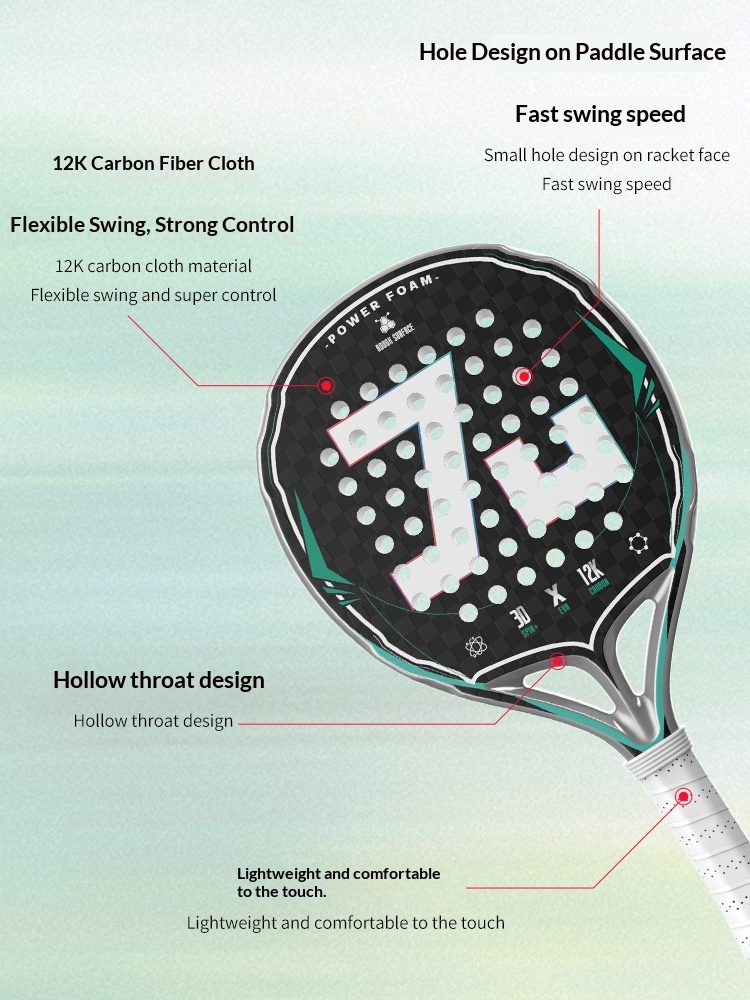 Karbon fiber malzemeden üretil - Padel Racket Carbon incelemesi ve fiyatı
