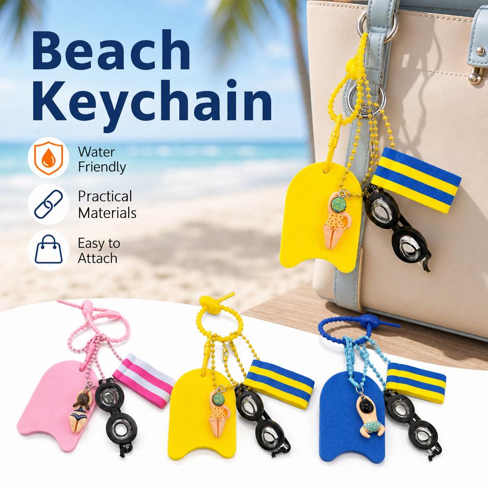 Sevimli Yüzme Temalı Anahtarlı - Swimming Kickboard incelemesi ve fiyatı