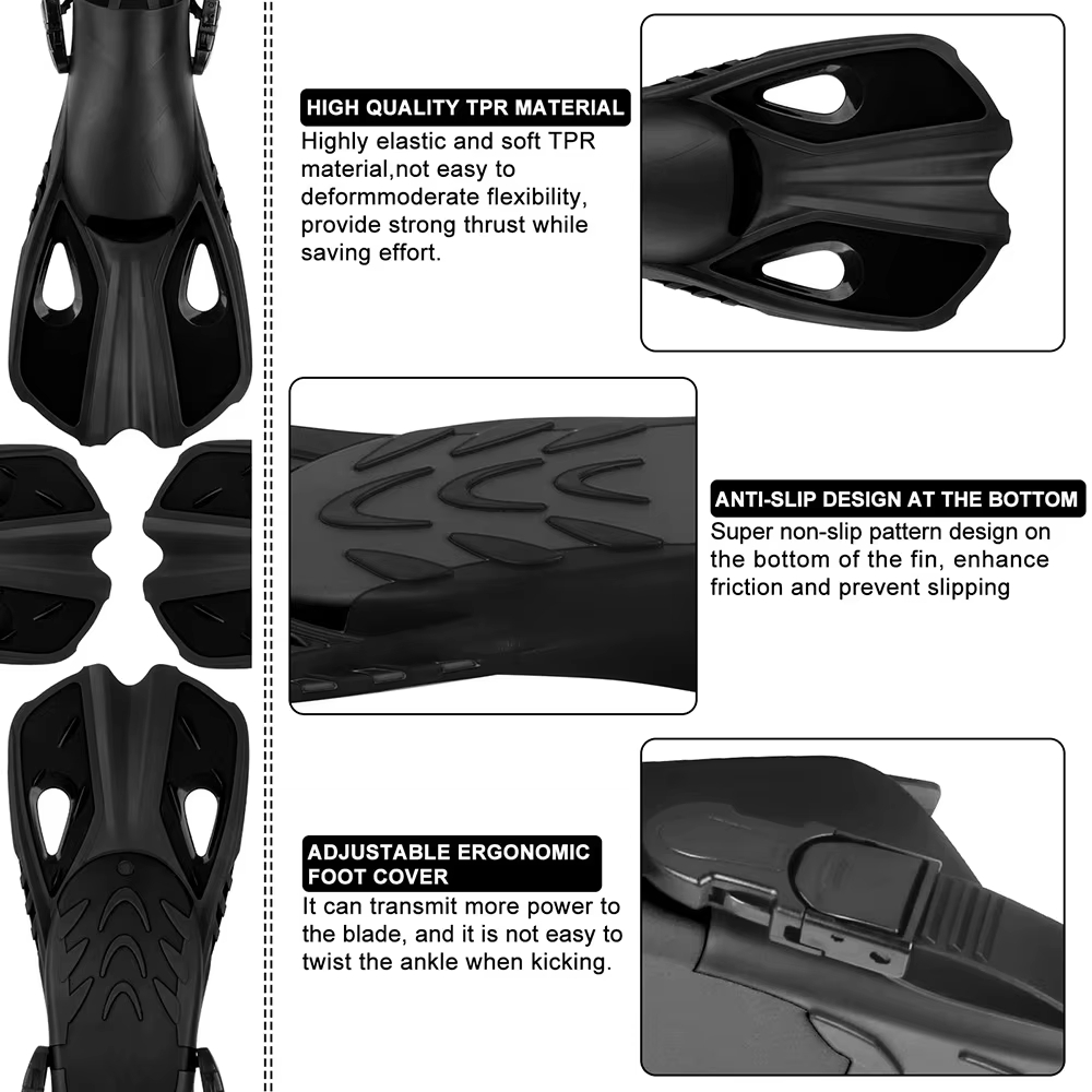 Ayarlanabilir Açık Topuklu Kıs - Swim Fin Short Blade incelemesi ve fiyatı